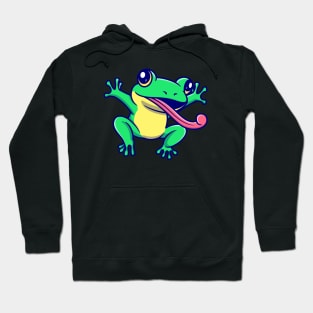 Cute Frog Toad Cartoon Hoodie